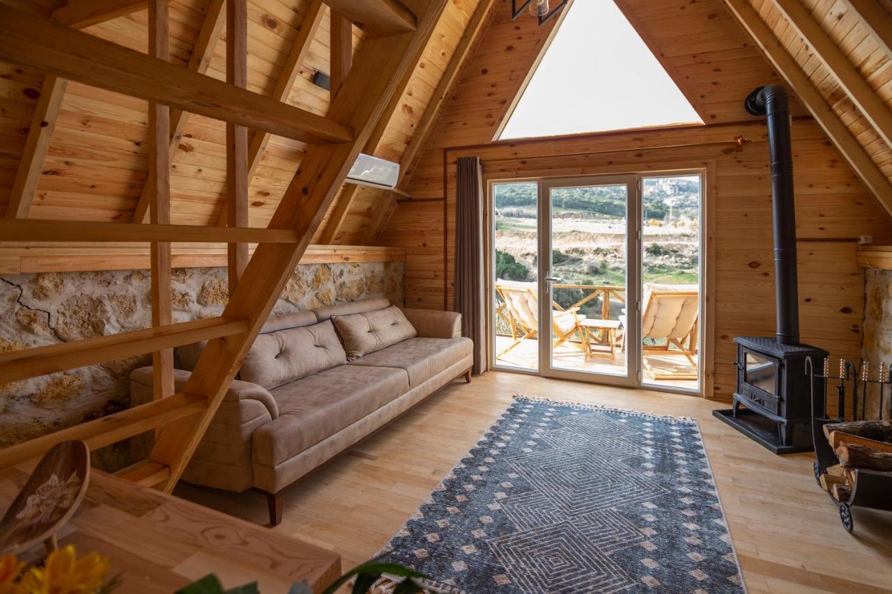 Gaia Bungalows Foça Bagian luar foto