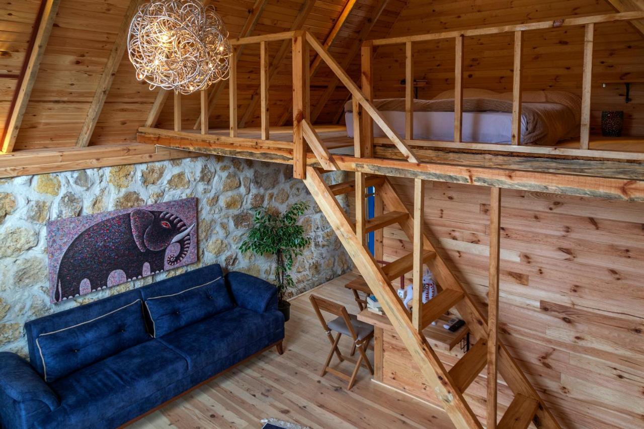 Gaia Bungalows Foça Bagian luar foto